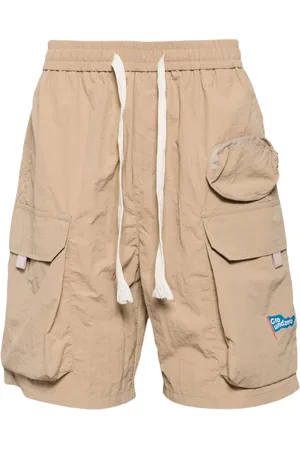 Ground Zero Bermudas cargo con logo estampado