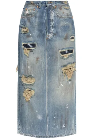 Vetements Falda larga vaquera