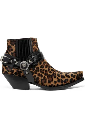 VERSACE Botines Texano con tacón de 50 mm