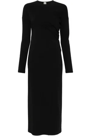 Totême Vestido midi con detalle retorcido