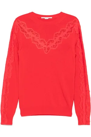 Stella McCartney Jersey con detalle de encaje