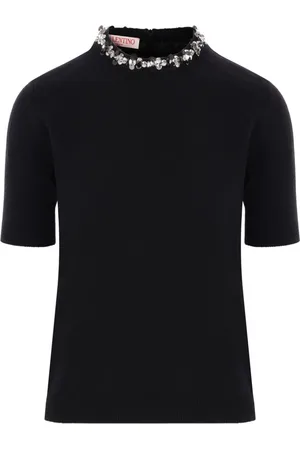 VALENTINO GARAVANI Jersey con detalle de gemas