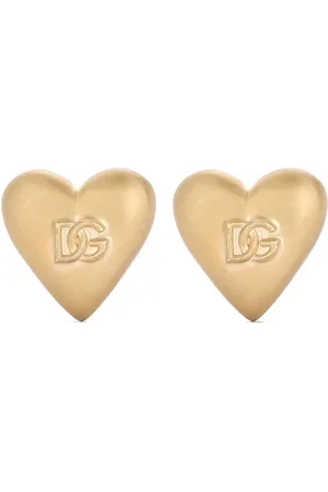 Dolce & Gabbana Pendientes de clip con forma de corazón
