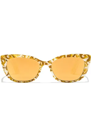 Dolce & Gabbana Gafas de sol Maiolica Gialla con montura cat eye