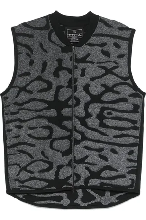 Y-3 Chaleco con motivo en jacquard