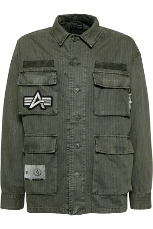 Izzue Sobrecamisa con parche bordado