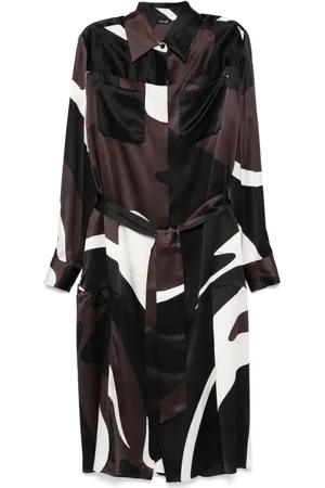 Kiton Vestido midi de seda