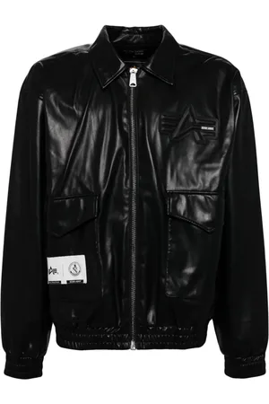 Izzue Chaqueta con parche del logo