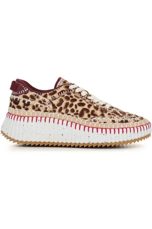 Chloé Zapatillas con animal print