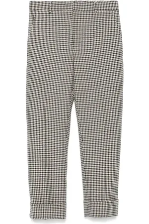 Incotex Pantalones con motivo pied de poule