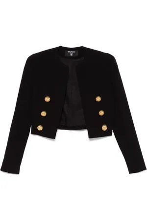 Balmain Chaqueta de crepé