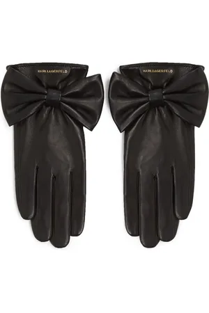 Karl Lagerfeld Guantes KL Studio con lazo