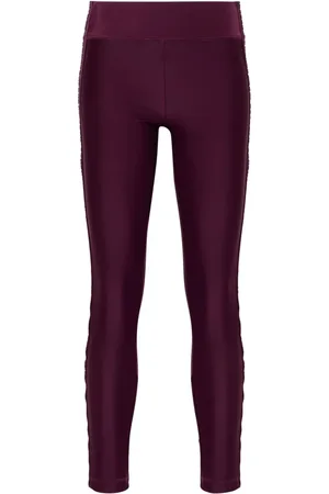 VERSACE Leggins con franja del logo
