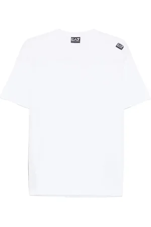 EA7 Camiseta con franja del logo