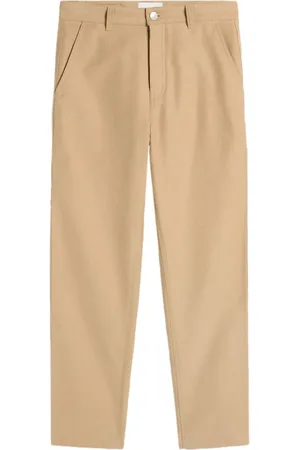 Ami Pantalones rectos con parche del logo
