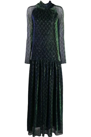 TALBOT RUNHOF Vestido de fiesta con cuello alto