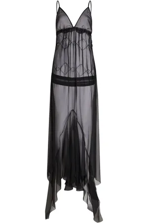 Etro Vestido largo con cuello en V