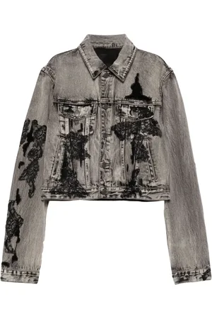 JNBY Chaqueta vaquera con efecto envejecido