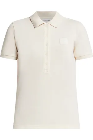 Lacoste Polo slim con parche del logo