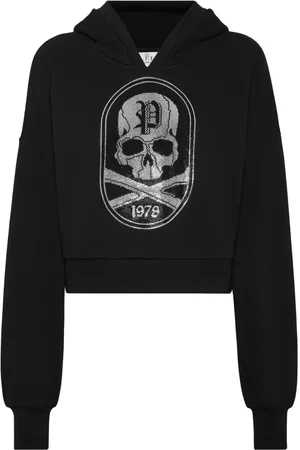 Philipp Plein Sudadera Skull&Bones con capucha