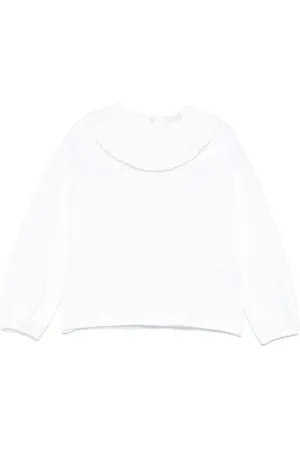 MISS GRANT Blusa con cuello plisado