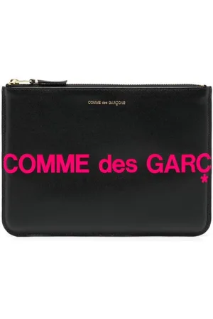 Comme des Garçons Cartera con logo estampado