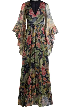 Etro Vestido largo con estampado floral