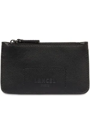 LANCEL Tarjetero con sello del logo
