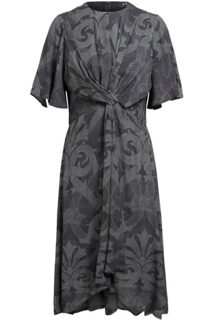 Etro Vestido midi con motivo abstracto