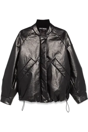 Kassl Editions Chaqueta bómber con efecto pulido