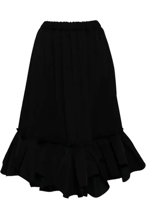Comme des Garçons Falda acampanada con cintura alta