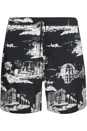 AMIRI Bermudas con estampado LA Landmark