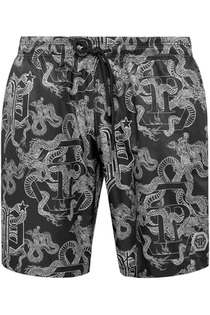 Philipp Plein Bañador con estampado gráfico