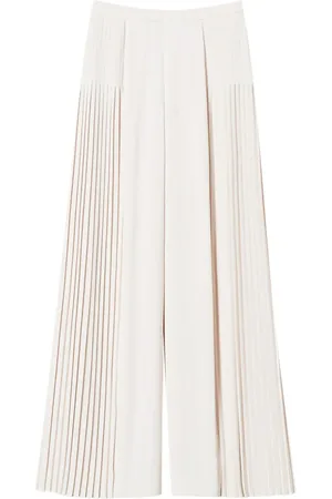 Twin-Set Pantalones palazzo plisados