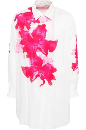 YOHJI YAMAMOTO Camisa con estampado floral