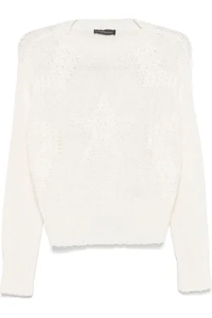 LORENA ANTONIAZZI Jersey con estrella en jacquard