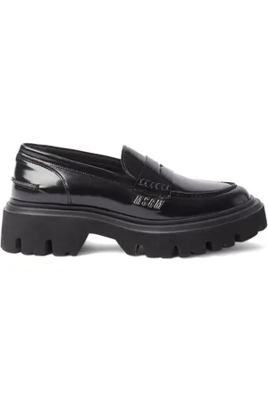 Msgm Mocasines penny con acabado pulido