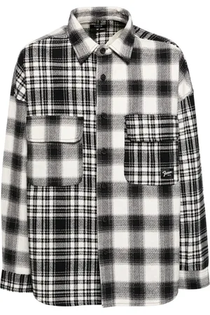 FIVE CM Camisa con diseño patchwork