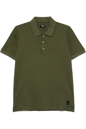 Fendi Polo con motivo FF en relieve