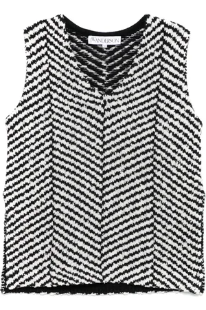 J.W.Anderson Top de punto chevron