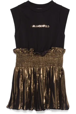 Karl Lagerfeld Vestido con logo estampado