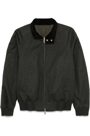 Fendi Chaqueta bómber con motivo FF en jacquard