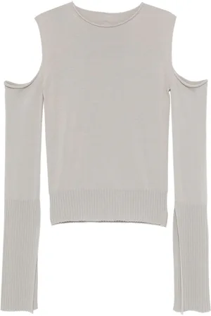 Rick Owens Jersey con hombros descubiertos