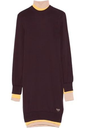 Fendi Vestido corto a capas