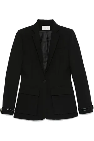 COPERNI Blazer con efecto de piel de cocodrilo
