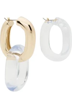 SACAI Pendientes de aro asimétricos
