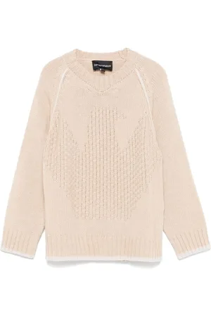 Emporio Armani Jersey con logo en intarsia