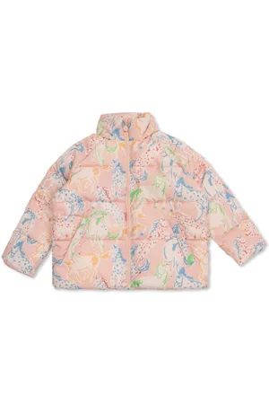 Stella McCartney Plumífero con caballo estampado