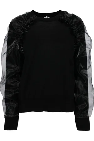 NOIR KEI NINOMIYA Jersey con detalle de aberturas