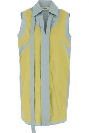 Fendi Vestido corto de dos tonos